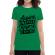 Tricou adler dama aspire to inspire before we expire verde mediu