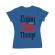 Tricou adler dama enjoy the little things albastru azuriu