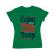 Tricou adler dama enjoy the little things verde mediu