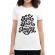 Tricou adler dama feel the fear and do it anyway alb