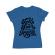 Tricou adler dama feel the fear and do it anyway albastru azuriu