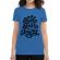 Tricou adler dama feel the fear and do it anyway albastru azuriu