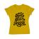 Tricou adler dama feel the fear and do it anyway galben