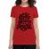 Tricou adler dama feel the fear and do it anyway rosu