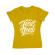 Tricou adler dama focus on the good galben