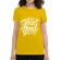 Tricou adler dama focus on the good galben