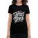 Tricou adler dama focus on the good negru