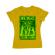 Tricou adler dama high zombies galben