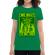 Tricou adler dama high zombies verde mediu