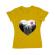 Tricou adler dama hike and love galben