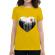 Tricou adler dama hike and love galben