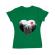 Tricou adler dama hike and love verde mediu