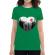 Tricou adler dama hike and love verde mediu
