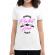 Tricou adler dama life isnt perfect alb