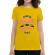 Tricou adler dama life isnt perfect galben