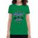 Tricou adler dama life isnt perfect verde mediu