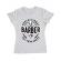 Tricou adler dama professional barber alb