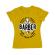 Tricou adler dama professional barber galben