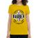 Tricou adler dama professional barber galben