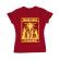 Tricou adler dama thirsty zombies rosu