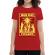 Tricou adler dama thirsty zombies rosu