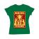 Tricou adler dama thirsty zombies verde mediu
