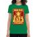 Tricou adler dama thirsty zombies verde mediu
