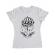 Tricou adler dama umbrella tattoo alb