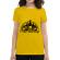 Tricou adler dama whiskey galben