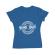 Tricou adler dama work hard albastru azuriu