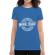 Tricou adler dama work hard albastru azuriu