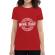 Tricou adler dama work hard rosu