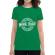 Tricou adler dama work hard verde mediu