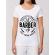Tricou stanley stella dama professional barber alb