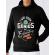 Hoodie barbat cu gluga born genius negru