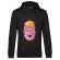 Hoodie barbat cu gluga homer donut negru