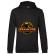 Hoodie barbat cu gluga jurassic pug negru