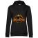 Hoodie dama cu gluga jurassic pug negru