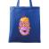Sacosa din panza homer donut albastru regal
