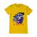 Tricou adler barbat be positive galben