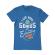 Tricou adler barbat born genius albastru azuriu