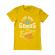 Tricou adler barbat born genius galben