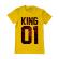 Tricou adler barbat flower king galben