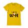 Tricou adler barbat i am the wife galben