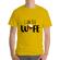Tricou adler barbat i am the wife galben