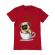 Tricou adler barbat its coffee time rosu