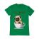 Tricou adler barbat its coffee time verde mediu