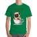 Tricou adler barbat its coffee time verde mediu