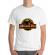 Tricou adler barbat jurassic pug alb