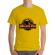 Tricou adler barbat jurassic pug galben